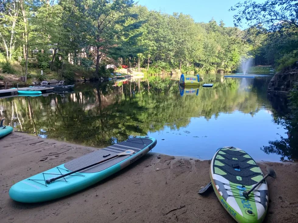Paddle Boards on the Quarry